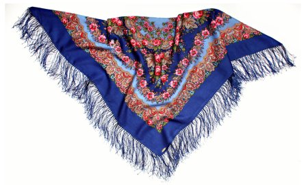 Платок на белом фоне