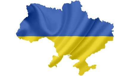 Украина карта флаг