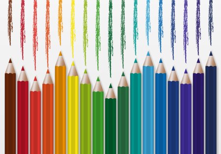Клипарт цветные карандаши (54 фото)