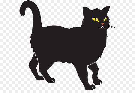 Силуэт кошки