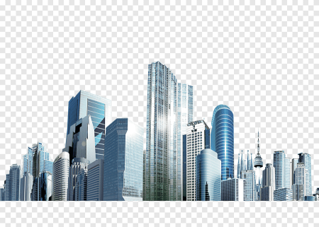 Небоскреб на белом фоне