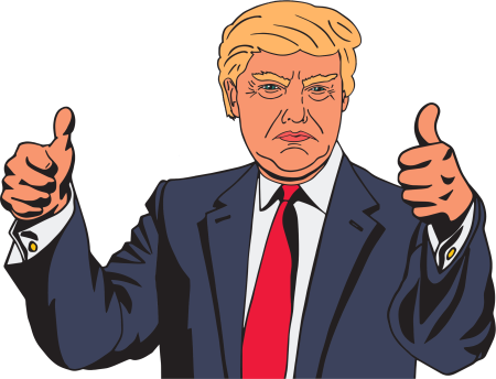 Трамп мультяшный
