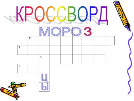 Кроссворд надпись