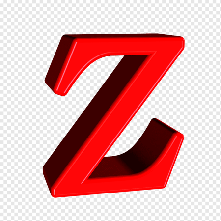 Объемная буква z