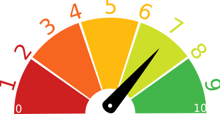 Шкала на прозрачном фоне