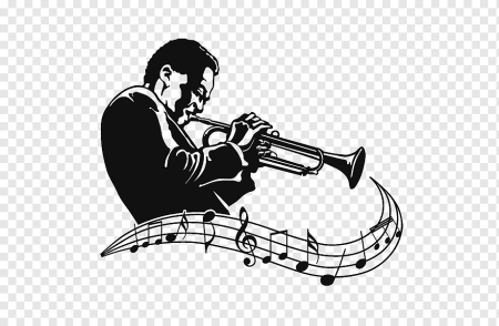 Силуэты музыкантов