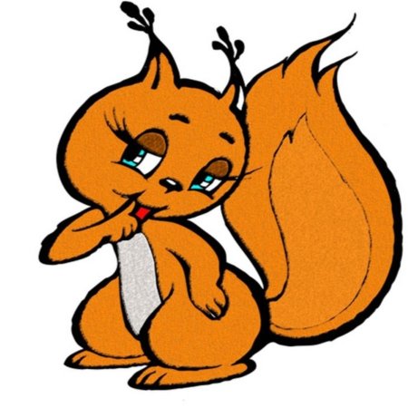 Белочка рисунок