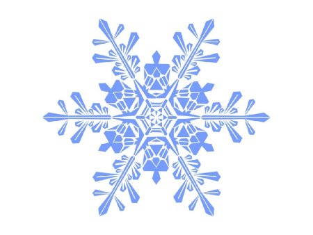 Снежинки на белом фоне