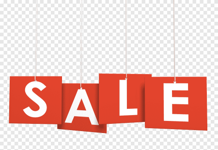 Sale на Красном фоне