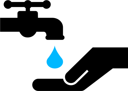 Иконка кран с водой
