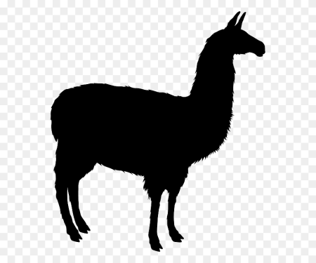 Силуэт ламы альпака