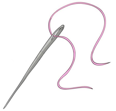 Иголка с ниткой