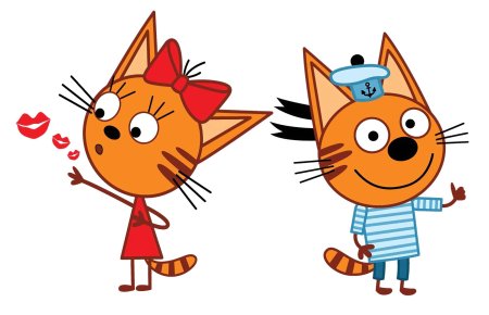 Герои мультика 3 кота