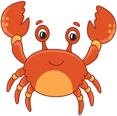 Краб рисунок