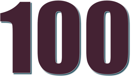 Цифра 100