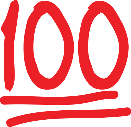 Цифра 100