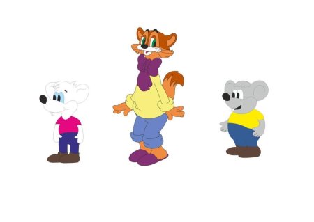 Кот Леопольд герои