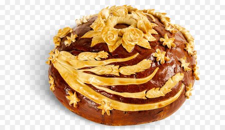 Каравай на прозрачном фоне