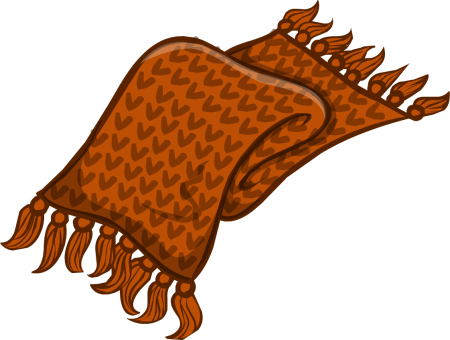 Шарфик нарисованный
