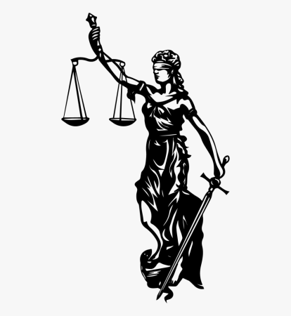 Фемида богиня правосудия в векторе