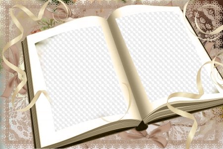 Фоторамка в виде книжки