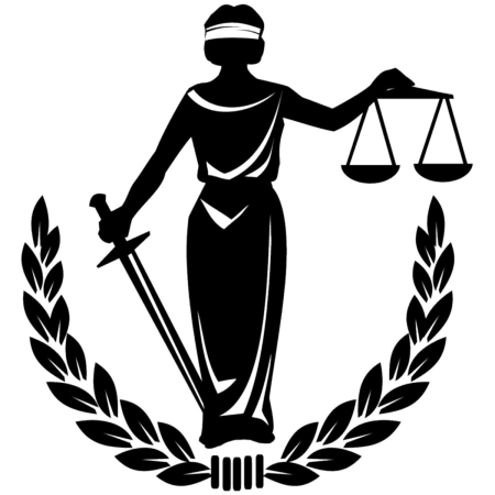 Фемида богиня правосудия в векторе