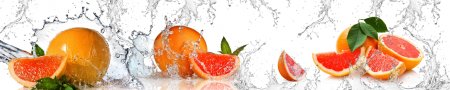 Фартук для кухни лед и фрукты