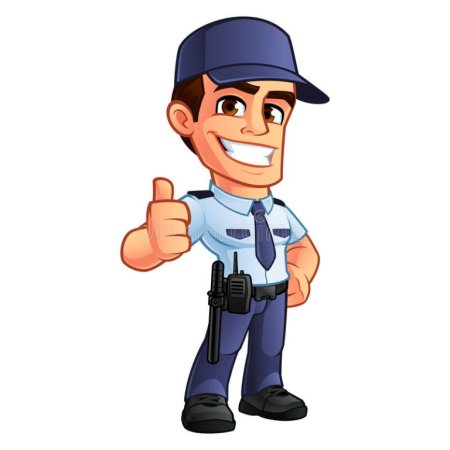 Охранник мультяшный