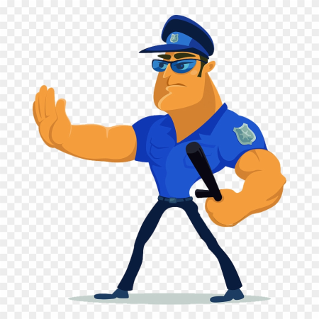 Полиция мультяшная