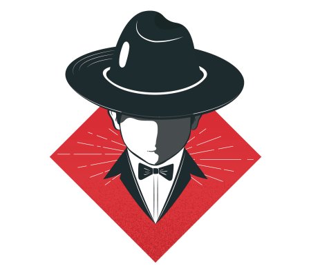 Мафия на прозрачном фоне