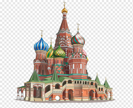 Храм Василия Блаженного вектор