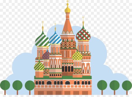 Храм Василия Блаженного вектор