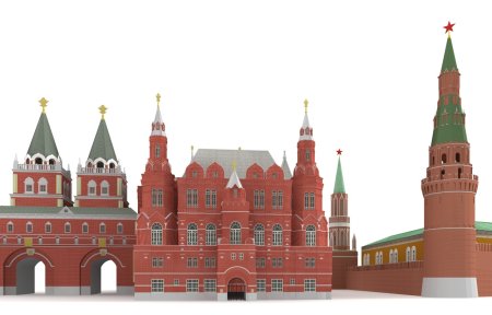 Московский Кремль 3d модель