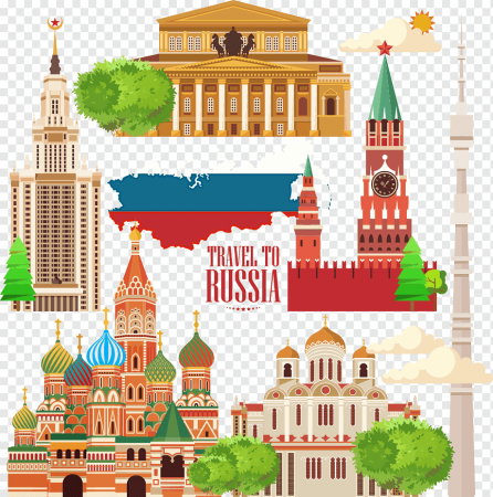Города России иллюстрации векторные