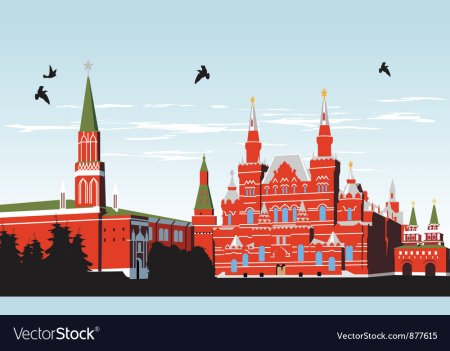 Силуэт красной площади