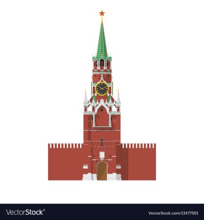 Спасская башня Московского Кремля