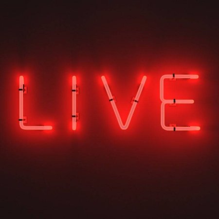 Неоновая вывеска Live