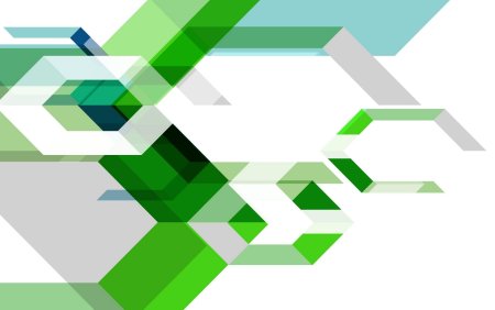 Зеленая Геометрическая абстракция