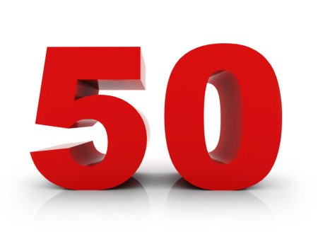 50 Лет красивые цифры