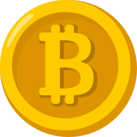 Bitcoin монета вектор