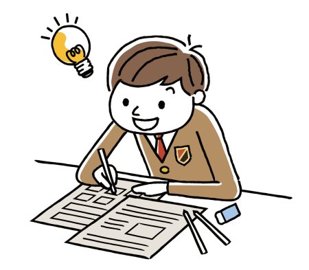 Экзамен на прозрачном фоне