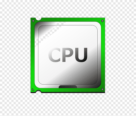 CPU на прозрачном фоне
