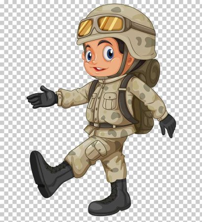 Военный с ребенком