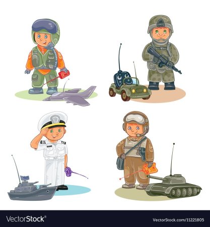 Военные профессии для детей
