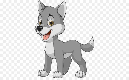 Мультяшные волчата