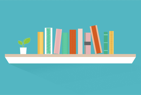 Книжные полки Минимализм арт
