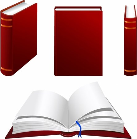 Книга векторное изображение