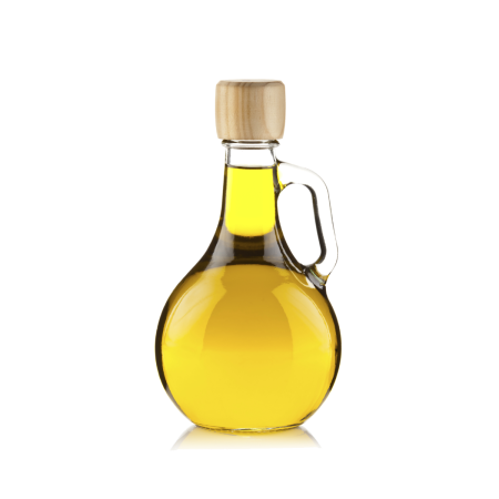 Масло массажное на белом фоне