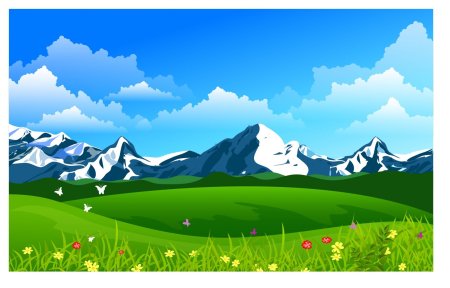 Горы вектор