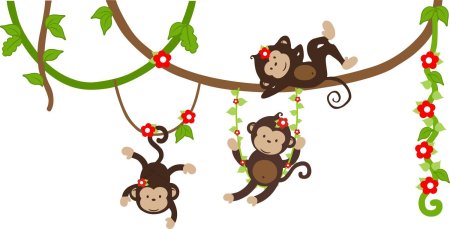 Обезьянка рисунок для детей